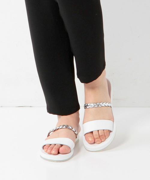 ODETTE E ODILE(オデットエオディール)の「Dell’Arte Wベルト SD(サンダル・レディース・ブラック/ホワイト・36/35/38/37)」の13枚目の写真