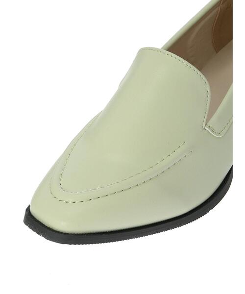 Te chichi TERRASSE（テチチテラス）の「チャンキーヒールローファー（ローファー・レディース・ブラック/オフホワイト/グリーン・MEDIUM/LARGE）」の11枚目の写真