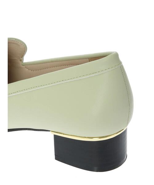 Te chichi TERRASSE（テチチテラス）の「チャンキーヒールローファー（ローファー・レディース・ブラック/オフホワイト/グリーン・MEDIUM/LARGE）」の12枚目の写真