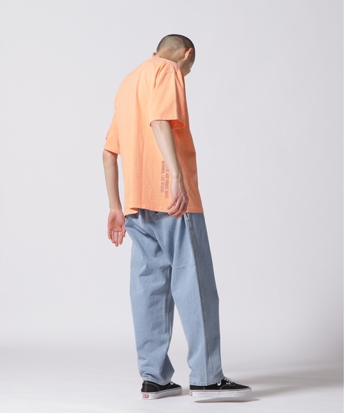 AVIREX（アヴィレックス）の「FADE WASH CIGAR POCKET T-SHIRT / フェイド ウォッシュ シガー ポケット Tシャツ / AVIREX / アヴィレックス（Tシャツ/カットソー・メンズ・ブラック/オレンジ/ホワイト系2/オリーブ系・L/M/XL/2XL）」の14枚目の写真