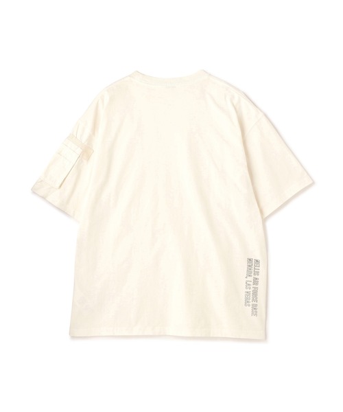 AVIREX（アヴィレックス）の「FADE WASH CIGAR POCKET T-SHIRT / フェイド ウォッシュ シガー ポケット Tシャツ / AVIREX / アヴィレックス（Tシャツ/カットソー・メンズ・ブラック/オレンジ/ホワイト系2/オリーブ系・L/M/XL/2XL）」の16枚目の写真