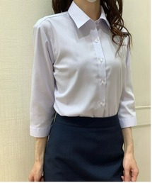 形態安定ノーアイロン レギュラー 七分袖ビジネスワイシャツ