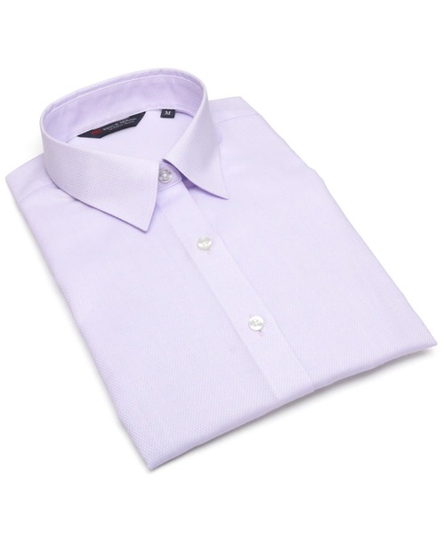 TOKYO SHIRTS(トウキョウシャツ)の「形態安定ノーアイロン レギュラー 七分袖ビジネスワイシャツ(ビジネスシャツ・レディース・ラベンダー・XL/S/L/M/LL/XS)」の8枚目の写真