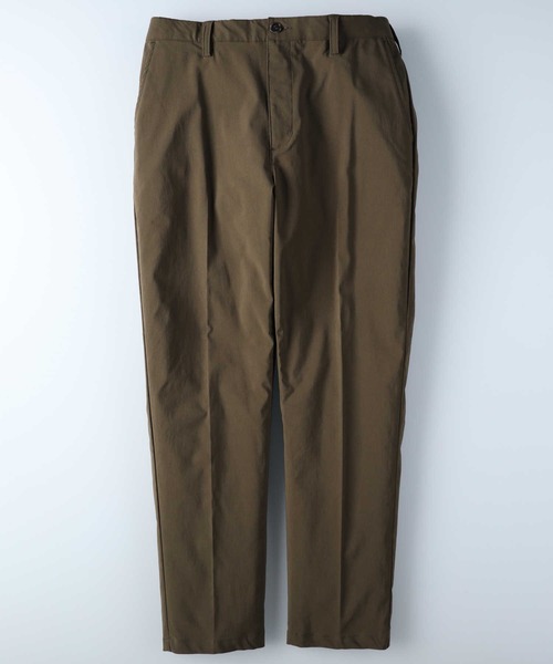 PLUS ONE(プラスワン)の「【接触冷感】【PLUS ONE】サラサラスリムトラウザー / 吸水速乾(スラックス・メンズ・ブラック/ベージュ/ネイビー/オリーブ/ブラック×グレー・S/M/L/XL)」の7枚目の写真