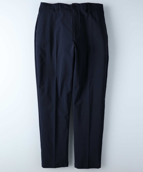 PLUS ONE(プラスワン)の「【接触冷感】【PLUS ONE】サラサラスリムトラウザー / 吸水速乾(スラックス・メンズ・ブラック/ベージュ/ネイビー/オリーブ/ブラック×グレー・S/M/L/XL)」の6枚目の写真