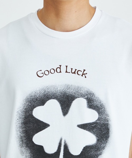 SHOOP (シュープ)の「【SHOOP/シュープ】GOOD LUCK T-SHIRT(Tシャツ/カットソー・メンズ・ホワイト/ブラック・SMALL/MEDIUM)」の19枚目の写真