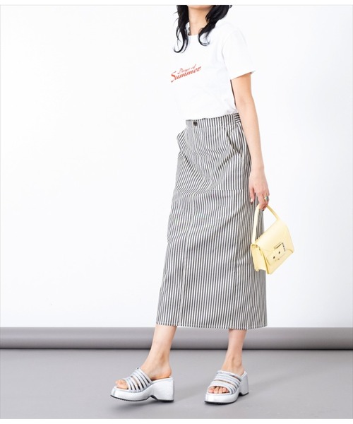 LATINA（ラティーナ）の「ストライプロングスカート（スカート・レディース・ブラック×ホワイト・FREE）」の15枚目の写真