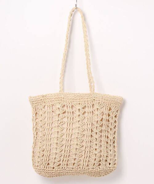 flower（フラワー）の「リラックスクロシェトート（トートバッグ・レディース・ブラウン/アイボリー・FREE）」の18枚目の写真