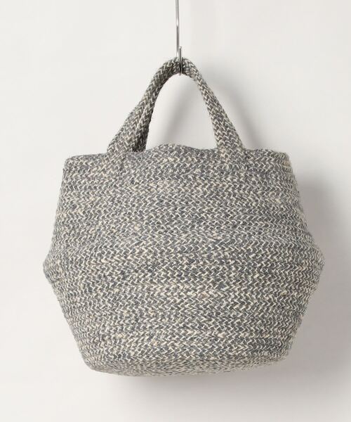 EARTH MADE（アースメイド）の「COLLAPSIBLE JUTE TOTE（かごバッグ・レディース・ブラック/グレー系その他/グレー/ナチュラル/オレンジ系その他/ホワイト/ホワイト系その他/グリーン系その他/ブルー系その他・FREE）」の6枚目の写真