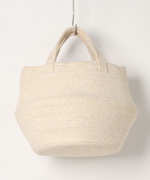 EARTH MADE（アースメイド）の「COLLAPSIBLE JUTE TOTE（かごバッグ・レディース・ブラック/グレー系その他/グレー/ナチュラル/オレンジ系その他/ホワイト/ホワイト系その他/グリーン系その他/ブルー系その他・FREE）」の2枚目の写真