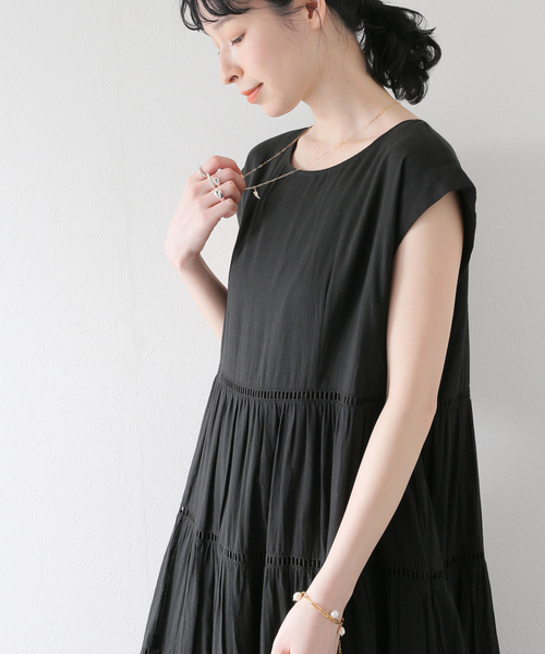 SLOBE IENA normment/ノーメント ワンピース　ブラック SLOBE IENA normment/ノーメント ワンピース ブラック