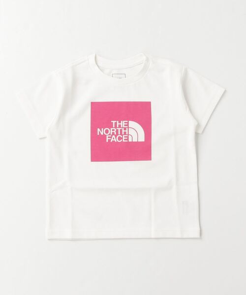 THE NORTH FACE(ザノースフェイス)の「ザ ノース フェイス THE NORTH FACE S/S Colored Square Logo Tee_ショートスリーブスモールスクエアロゴティー(Tシャツ/カットソー・キッズ・ホワイト×ブルー/ホワイト/ホワイト×ピンク・150cm/140cm/110cm/100cm/120cm/130cm)」の3枚目の写真