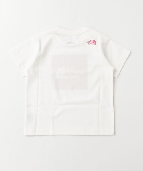 THE NORTH FACE(ザノースフェイス)の「ザ ノース フェイス THE NORTH FACE S/S Colored Square Logo Tee_ショートスリーブスモールスクエアロゴティー(Tシャツ/カットソー・キッズ・ホワイト×ブルー/ホワイト/ホワイト×ピンク・150cm/140cm/110cm/100cm/120cm/130cm)」の4枚目の写真