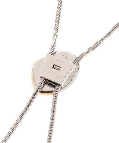 tk.TAKEO KIKUCHI(ティーケータケオキクチ)の「メタルループタイネックレス(ネックレス・レディース・シルバー/シルバー系4・00)」の7枚目の写真