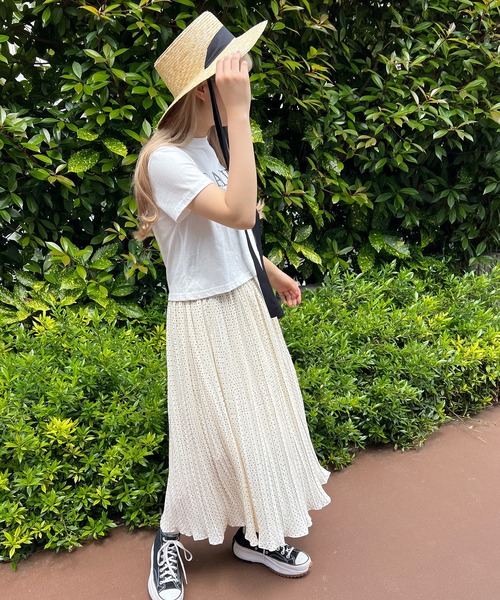 WC（ダブル シー）の「紐つきストローハット（ハット・レディース・ブラック・FREE）」の4枚目の写真