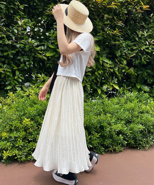 WC（ダブル シー）の「紐つきストローハット（ハット・レディース・ブラック・FREE）」の5枚目の写真