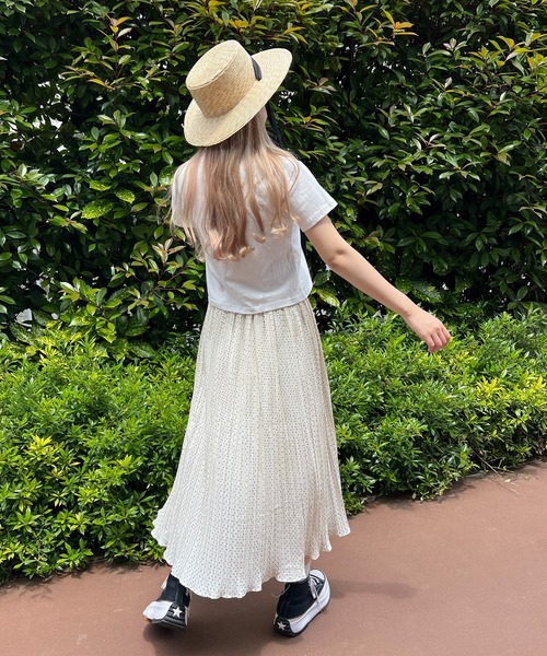 WC（ダブル シー）の「紐つきストローハット（ハット・レディース・ブラック・FREE）」の6枚目の写真