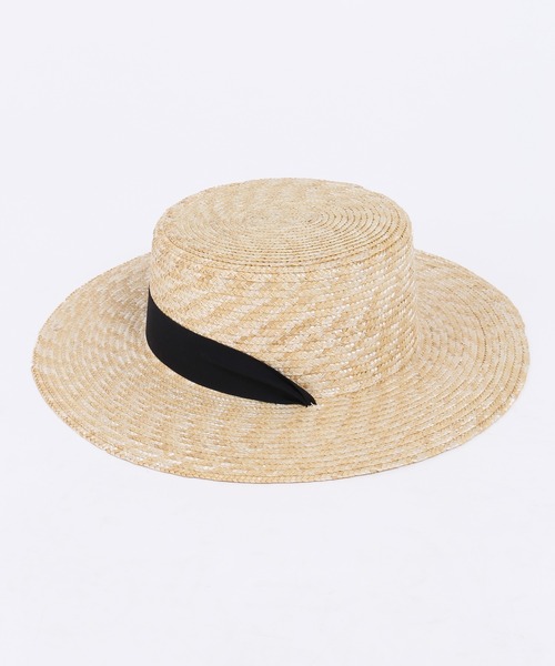 WC（ダブル シー）の「紐つきストローハット（ハット・レディース・ブラック・FREE）」の11枚目の写真
