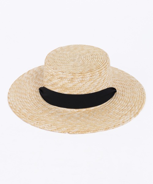 WC（ダブル シー）の「紐つきストローハット（ハット・レディース・ブラック・FREE）」の12枚目の写真