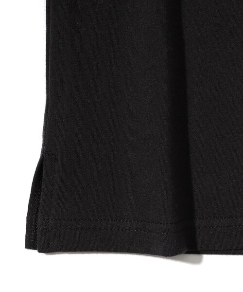 SHOO・LA・RUE(シューラルー)の「◆【110-140cm】ミニ裏毛ハーフジップ五分袖プルオーバー(ポロシャツ・キッズ・ブラック/ライトベージュ・11/12/13/14)」の8枚目の写真