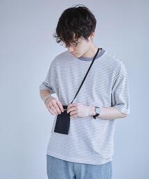 green label relaxing | マルチボーダー クルーネック Tシャツ(Tシャツ/カットソー)