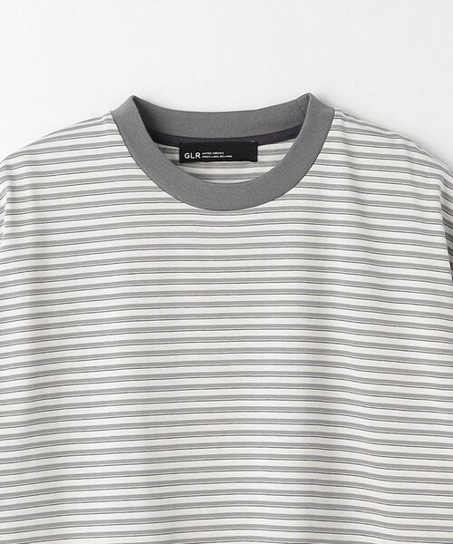 green label relaxing（グリーンレーベルリラクシング）の「マルチボーダー クルーネック Tシャツ（Tシャツ/カットソー・メンズ・コバルトブルー/グレー・M/S/L/XL）」の16枚目の写真