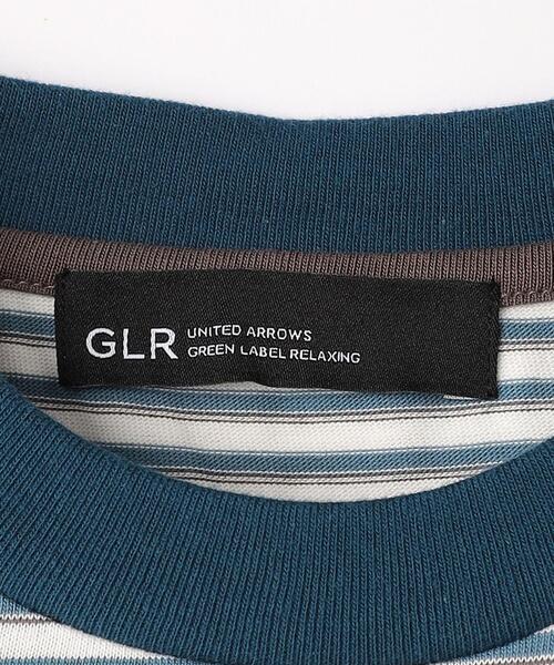 green label relaxing（グリーンレーベルリラクシング）の「マルチボーダー クルーネック Tシャツ（Tシャツ/カットソー・メンズ・コバルトブルー/グレー・M/S/L/XL）」の18枚目の写真