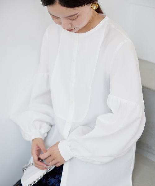 IENA（イエナ）の「ヴィンテージオーガンオーバーブラウス（シャツ 