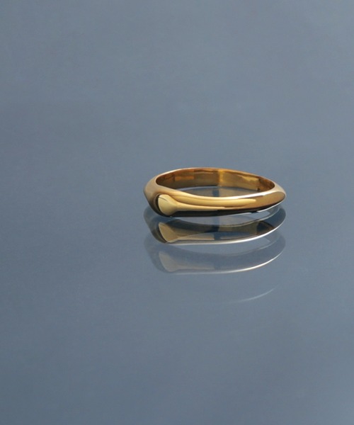 YArKA（ヤーカ）の「【YArKA/ヤーカ】little nuance signet design ring [hanc] / ニュアンスミニシグネットリング（リング・メンズ・シルバー/ゴールド・#5/#7/#9/#13/#17/#19/#11/#15/#21/#3）」の4枚目の写真
