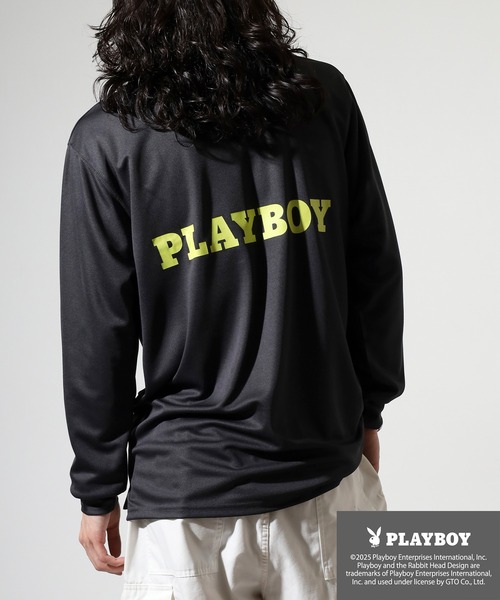 PLAYBOY（プレイボーイ）の「PLAYBOY High neck long sleeve innerwear / ハイネック長袖インナー（Tシャツ/カットソー・メンズ・ホワイト/チャコールグレー/ブラック/ダークグレー/チャコール/ホワイト系/ホワイト系1/ブラック系/ブラック系1・XL/M/L）」の8枚目の写真