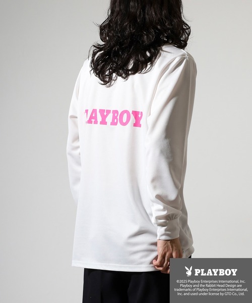 PLAYBOY（プレイボーイ）の「PLAYBOY High neck long sleeve innerwear / ハイネック長袖インナー（Tシャツ/カットソー・メンズ・ホワイト/チャコールグレー/ブラック/ダークグレー/チャコール/ホワイト系/ホワイト系1/ブラック系/ブラック系1・XL/M/L）」の16枚目の写真