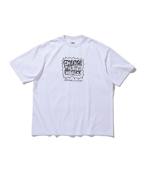 BEAMS T(ビームスティー)の「SHART & BAHK × sabukaru online × BEAMS T / T‐shirt(Tシャツ/カットソー・メンズ・ホワイト・SMALL/LARGE/X-LARGE/MEDIUM)」の1枚目の写真