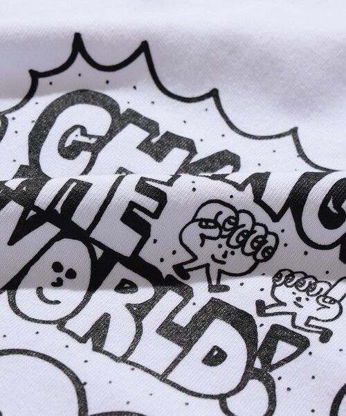 BEAMS T(ビームスティー)の「SHART & BAHK × sabukaru online × BEAMS T / T‐shirt(Tシャツ/カットソー・メンズ・ホワイト・SMALL/LARGE/X-LARGE/MEDIUM)」の5枚目の写真