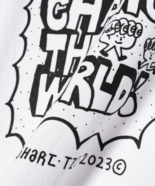 BEAMS T(ビームスティー)の「SHART & BAHK × sabukaru online × BEAMS T / T‐shirt(Tシャツ/カットソー・メンズ・ホワイト・SMALL/LARGE/X-LARGE/MEDIUM)」の9枚目の写真