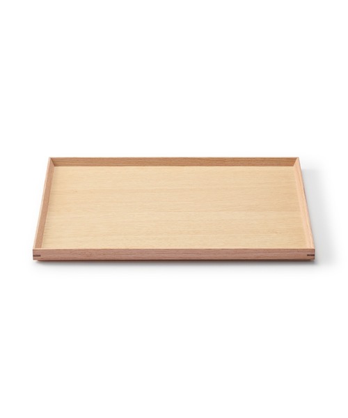 無印良品(ムジルシリョウヒン)の「木製 角型トレー 約幅40.5×奥行30.5×高さ2cm(ランチョンマット/テーブルウェア・メンズ・ナチュラル・FREE)」の1枚目の写真