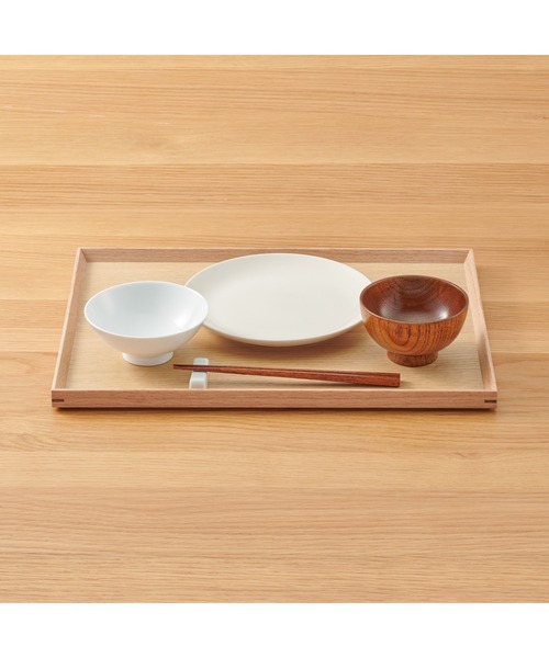 木製 角型トレー 約幅40．5×奥行30．5×高さ2cm（ランチョン