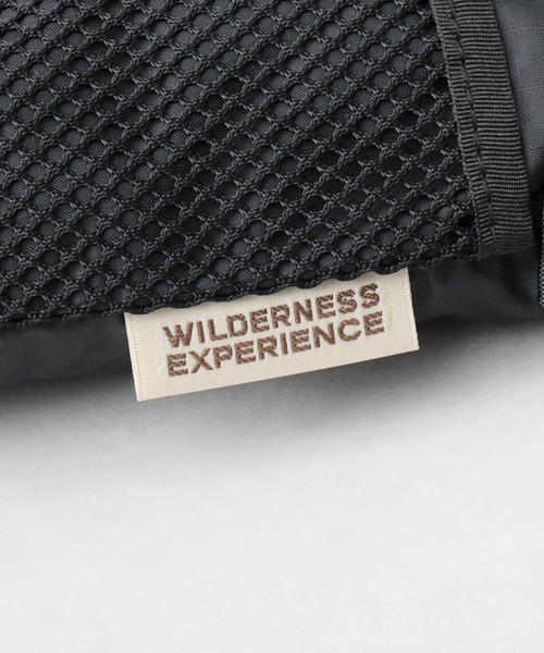 WILDERNESS EXPERIENCE(ウィルダネスエクスペリエンス)の「日本製 リップストップナイロン ミニサコッシュ(ショルダーバッグ・メンズ・ブラック・FREE)」の6枚目の写真
