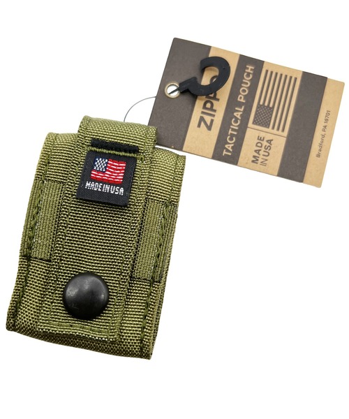 Zippo（ジッポー）の「ZIPPO ジッポ TACTICAL POUCH（アッシュトレイ/ライター・メンズ・ブラック/カーキ/サンドベージュ・FREE）」の7枚目の写真