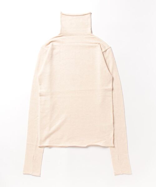 STYLEBLOCK（スタイルブロック）の「フィンガーホールタートルネックニット（ニット/セーター・レディース・オレンジ/ブラウン/グレー/オフホワイト/ホワイト系その他/ブラック/ブルー/ライム/レッド・M）」の3枚目の写真