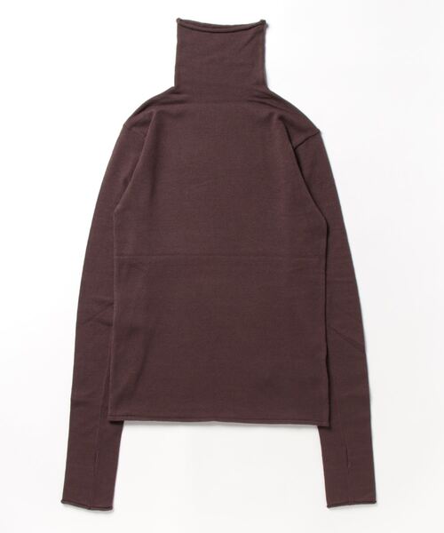 STYLEBLOCK（スタイルブロック）の「フィンガーホールタートルネックニット（ニット/セーター・レディース・オレンジ/ブラウン/グレー/オフホワイト/ホワイト系その他/ブラック/ブルー/ライム/レッド・M）」の2枚目の写真