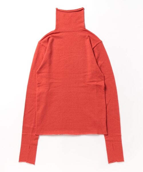 STYLEBLOCK（スタイルブロック）の「フィンガーホールタートルネックニット（ニット/セーター・レディース・オレンジ/ブラウン/グレー/オフホワイト/ホワイト系その他/ブラック/ブルー/ライム/レッド・M）」の9枚目の写真