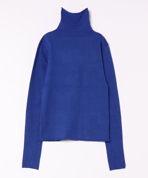 STYLEBLOCK（スタイルブロック）の「フィンガーホールタートルネックニット（ニット/セーター・レディース・オレンジ/ブラウン/グレー/オフホワイト/ホワイト系その他/ブラック/ブルー/ライム/レッド・M）」の7枚目の写真