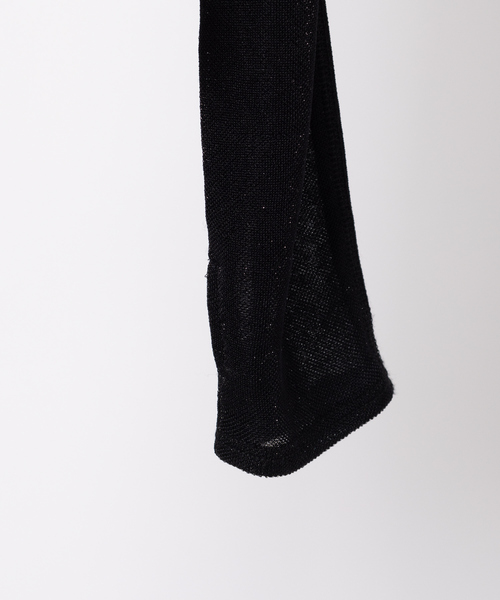 NOMINE（ノミネ）の「シアーラメメロウ2WAYプルオーバー（Tシャツ/カットソー・レディース・ブラック/ゴールド/グレイッシュベージュ/ベージュ・フリー）」の11枚目の写真