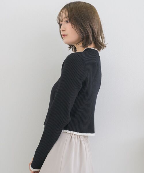 チョコミント エトロ ニットセーター フラッグ刺繍 42 16Q12 MINT HEIM