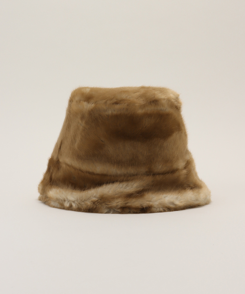 Noble(ノーブル)の「【a.point】 ECOFURハット(キャップ・レディース・キャメル・FREE)」の2枚目の写真