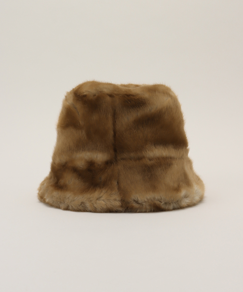 Noble(ノーブル)の「【a.point】 ECOFURハット(キャップ・レディース・キャメル・FREE)」の3枚目の写真