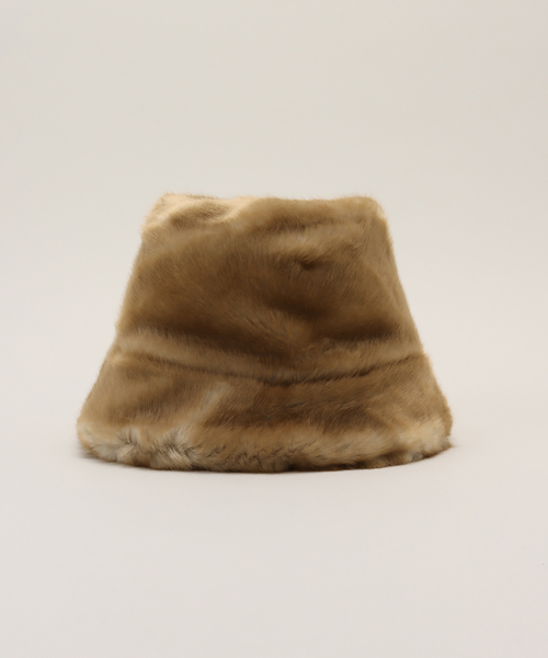 Noble(ノーブル)の「【a.point】 ECOFURハット(キャップ・レディース・キャメル・FREE)」の4枚目の写真