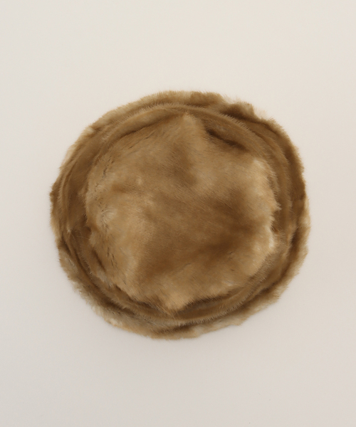 Noble(ノーブル)の「【a.point】 ECOFURハット(キャップ・レディース・キャメル・FREE)」の5枚目の写真