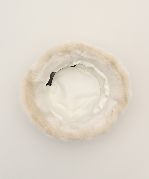 Noble(ノーブル)の「【a.point】 ECOFURハット(キャップ・レディース・キャメル・FREE)」の6枚目の写真