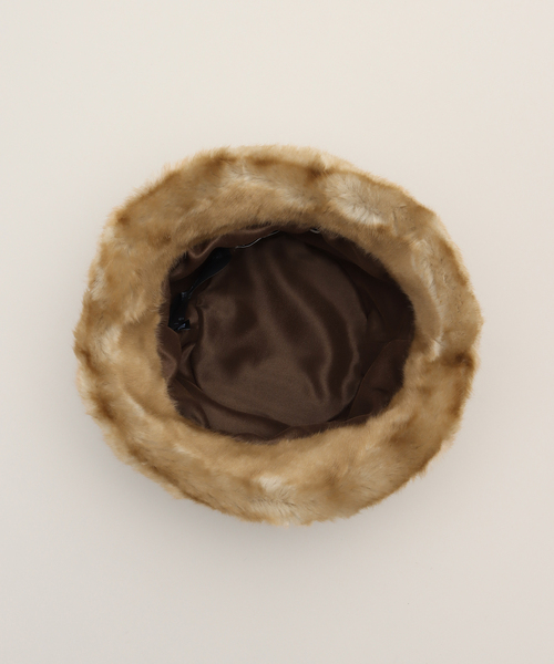 Noble(ノーブル)の「【a.point】 ECOFURハット(キャップ・レディース・キャメル・FREE)」の7枚目の写真